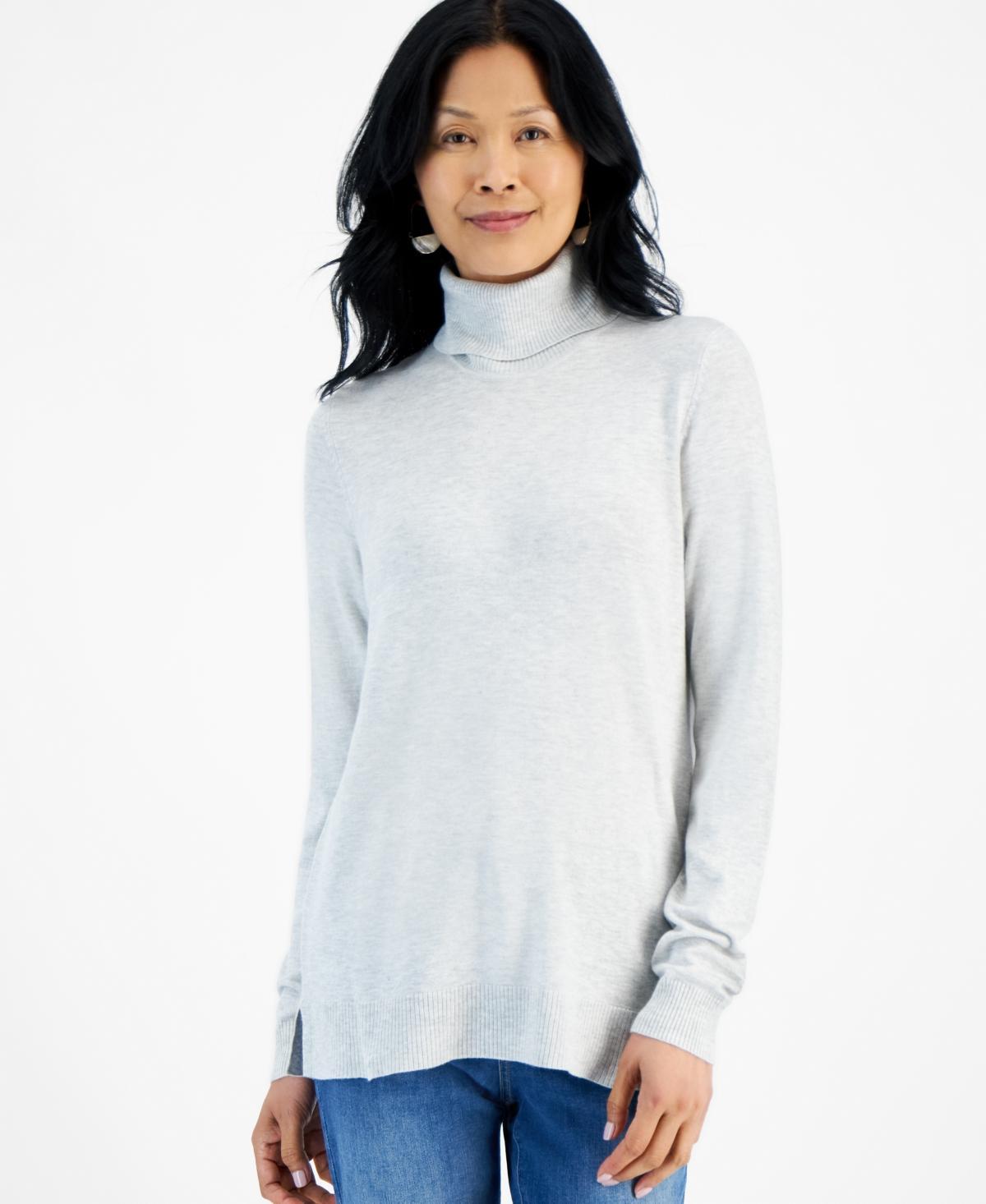 Style & Co Womens Turtleneck Long-Sleeve Sweater, Created for Macys Product Image