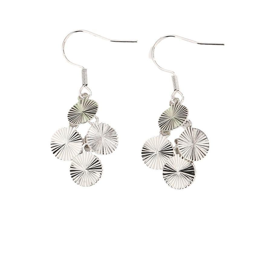 Disc Alloy Dangle Earring Product Image