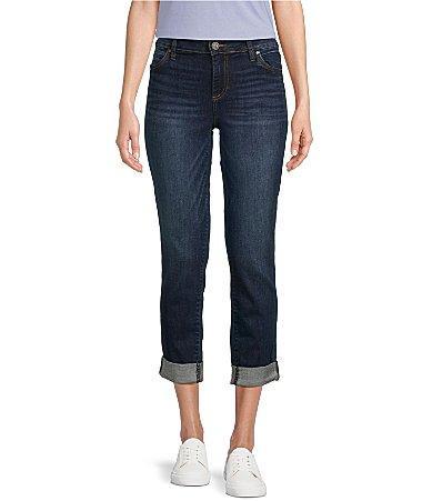 KUT from the Kloth Catherine Roll-Up Cuff Boyfriend Jeans Product Image