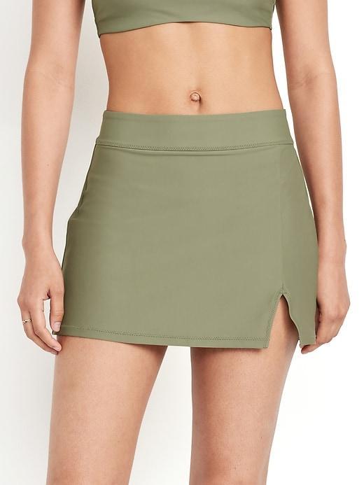 High-Waisted Swim Skirt Product Image