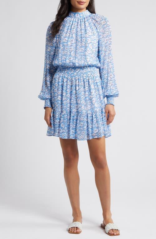 Lilly Pulitzer Ellielynn Long Sleeve Dress (Lunar Palm Beach Petals) Women's Dress Product Image