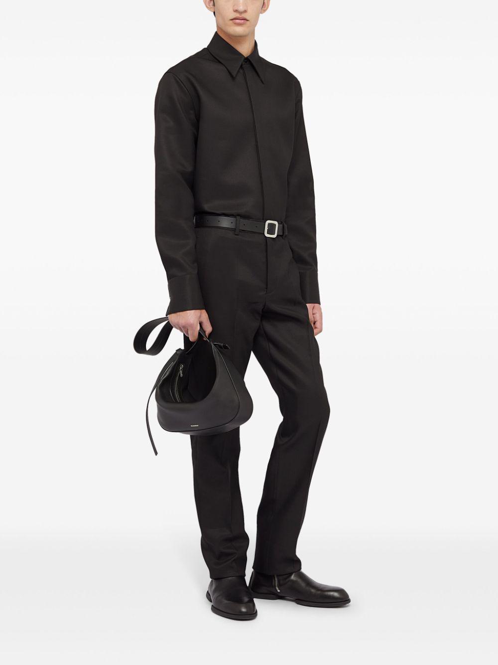 JIL SANDER Knot-detailing Shoulder Bag In Black Product Image