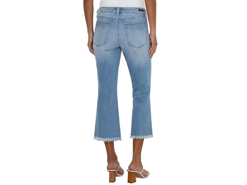 Liverpool Los Angeles Hannah Cropped Flared Jeans in Oceana Product Image