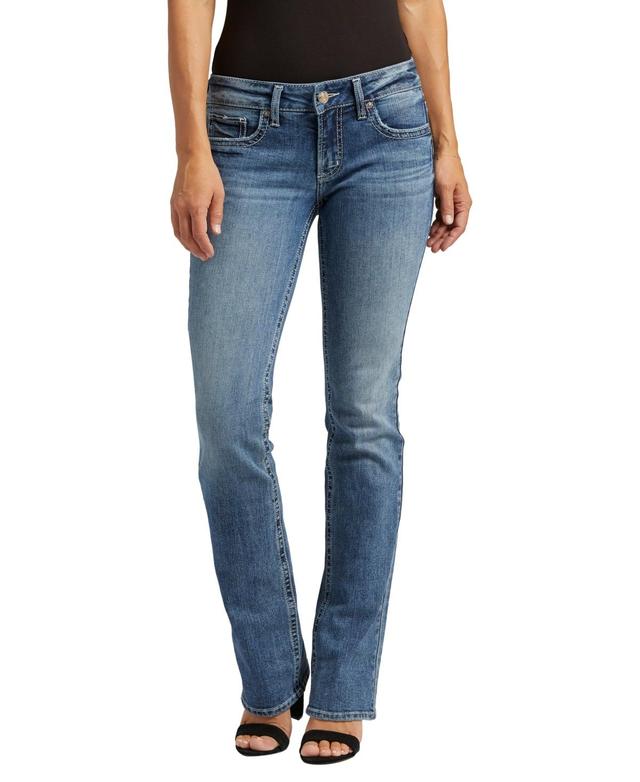 Silver Jeans Co. Womens Britt Low Rise Slim Bootcut Jeans Product Image