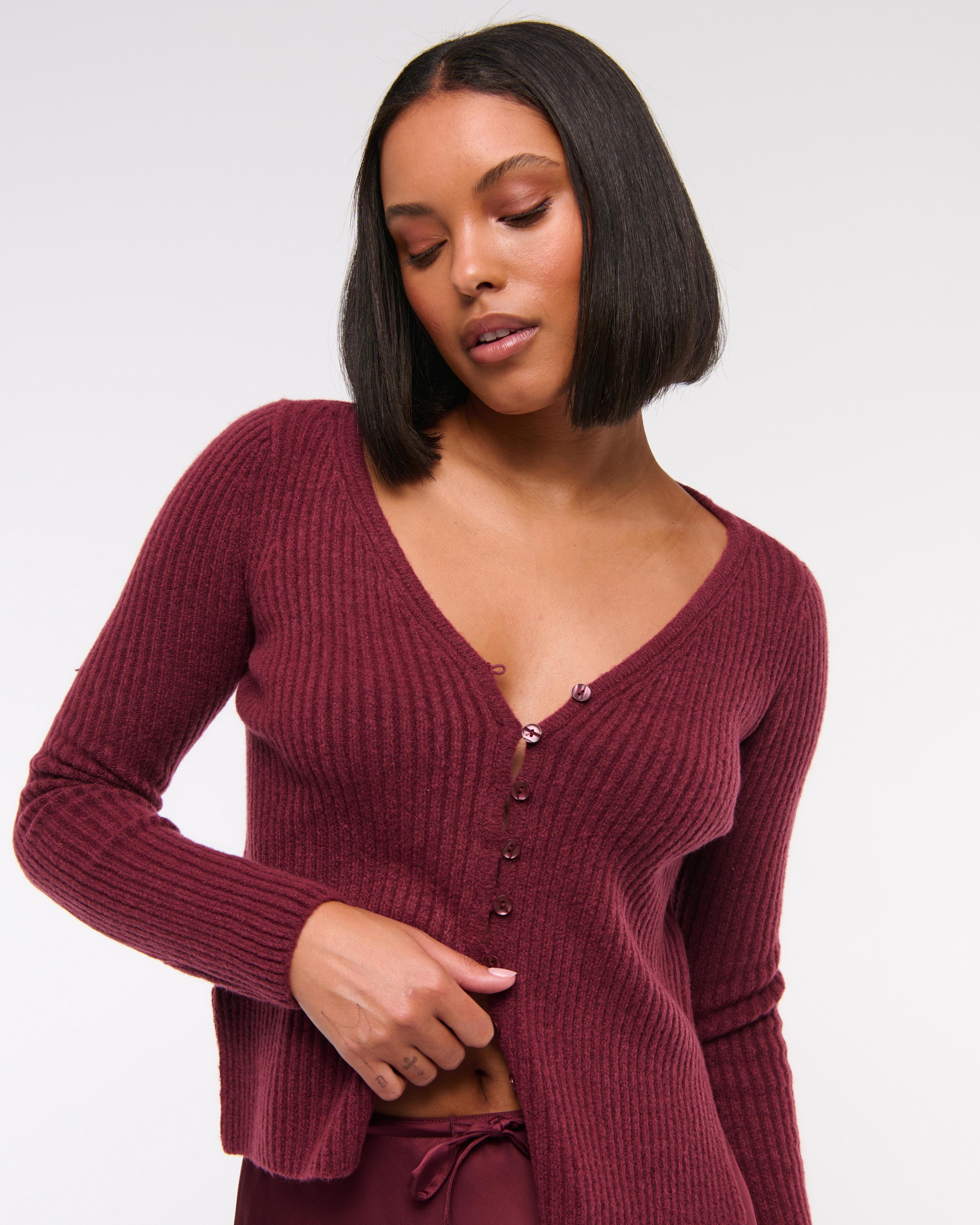 Ribbed Skimming Cardigan Product Image