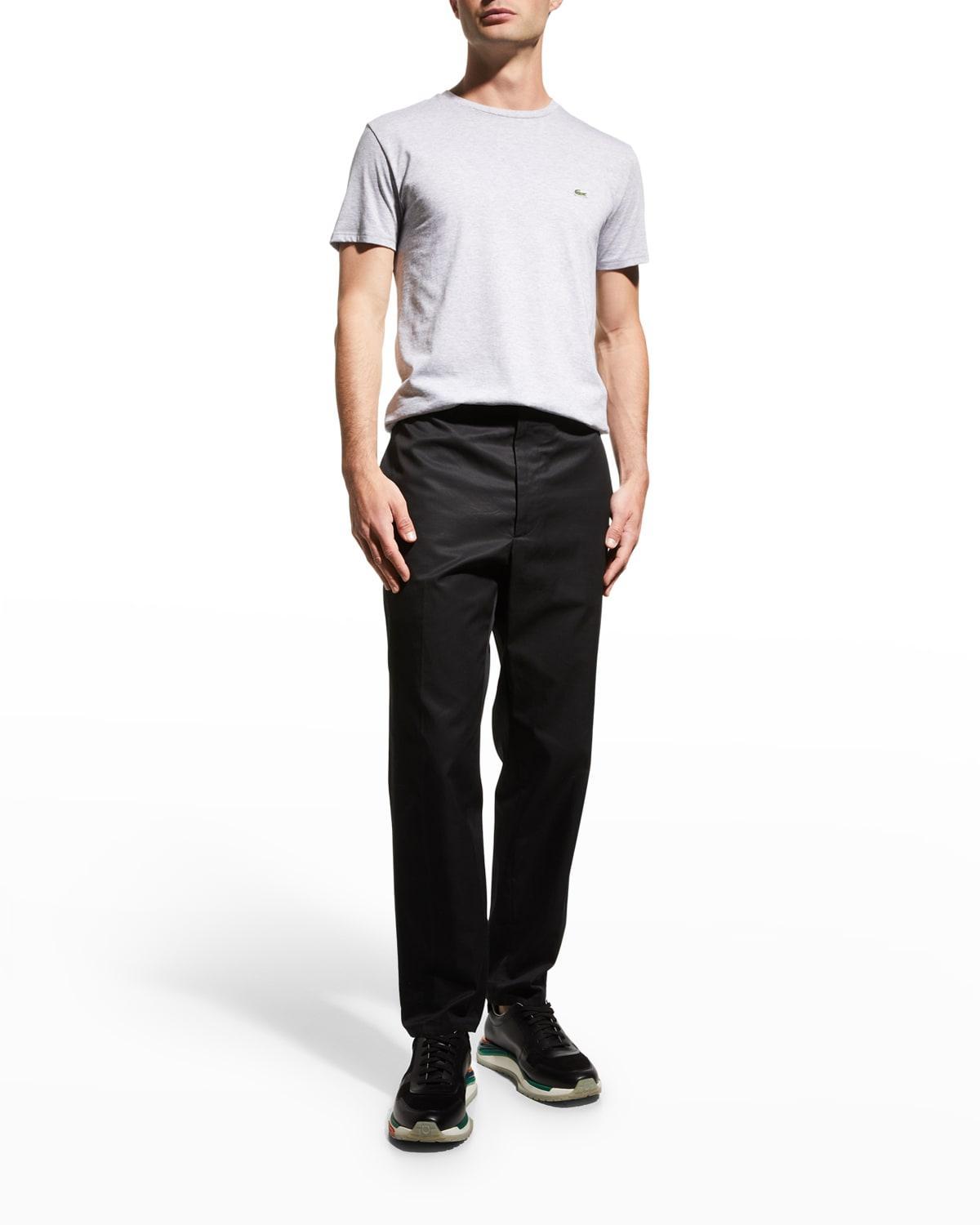 Lacoste Mens Classic Crew Neck Soft Pima Cotton T-Shirt Product Image