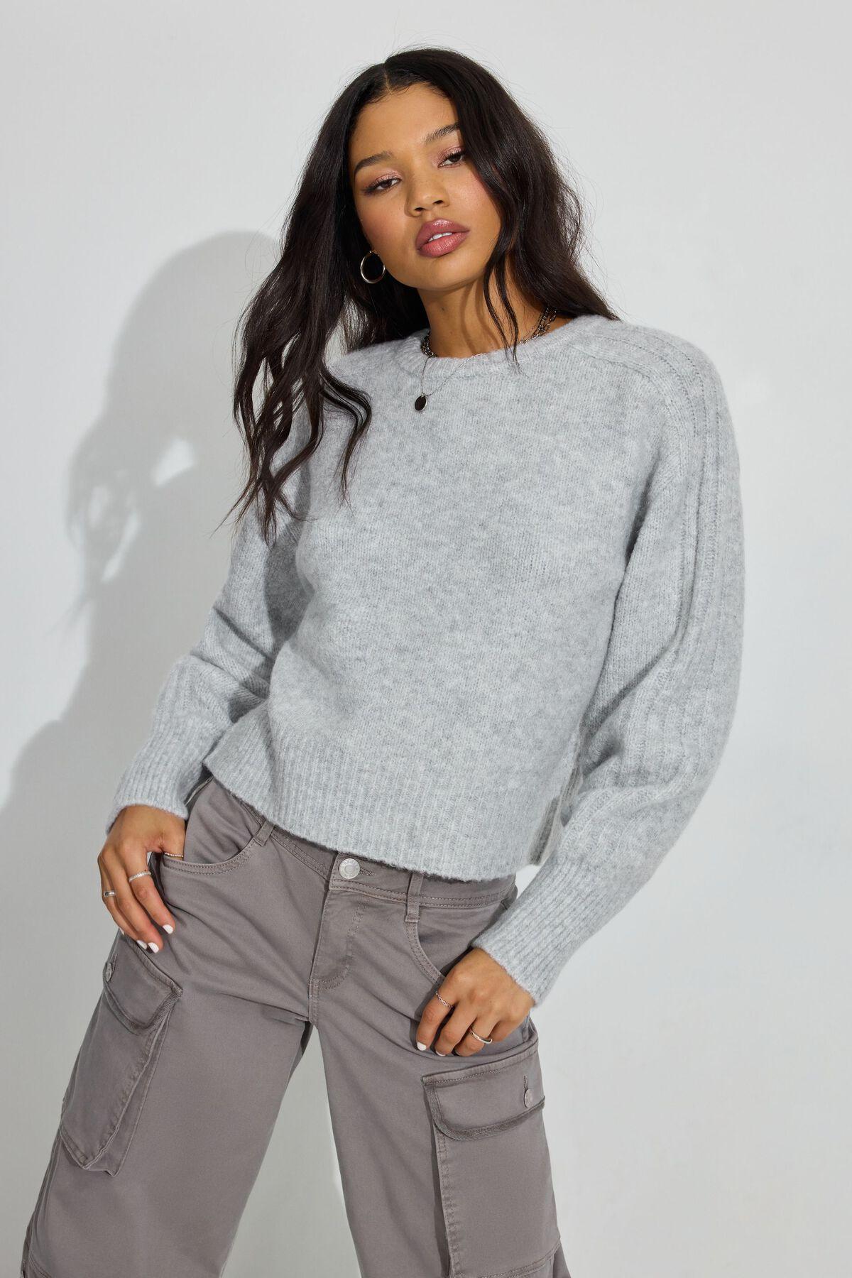 Spongy Loose Crewneck Sweater Product Image