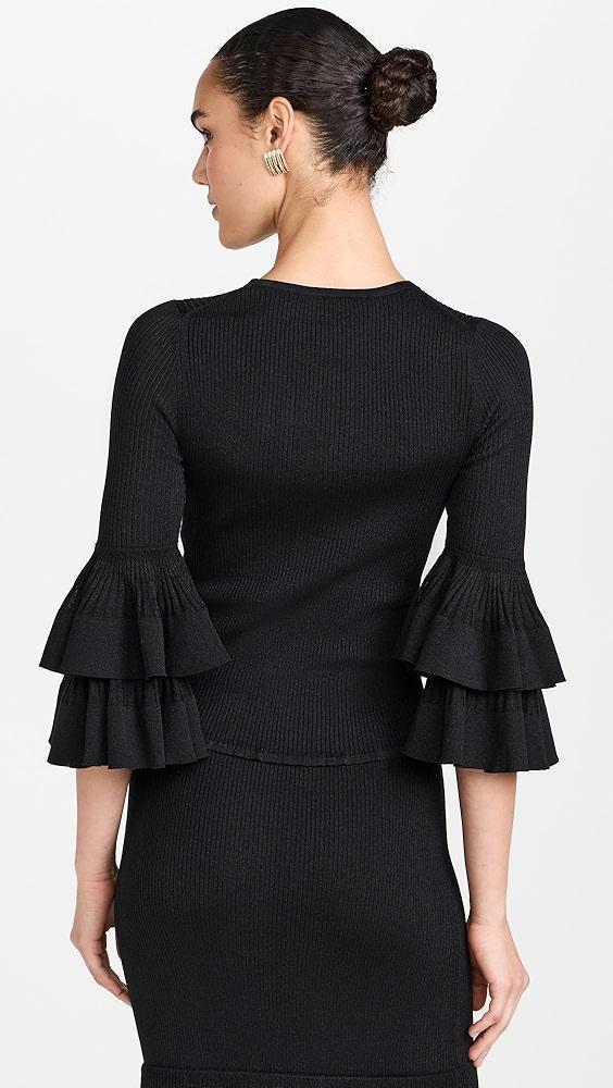 Zimmermann Story 1 Tiered Ruffle Top | Shopbop product image