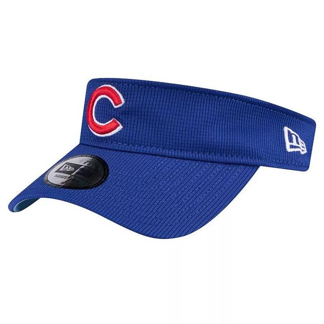 Mens New Era Royal Chicago Cubs Gameday Team Adjustable Visor Product Image