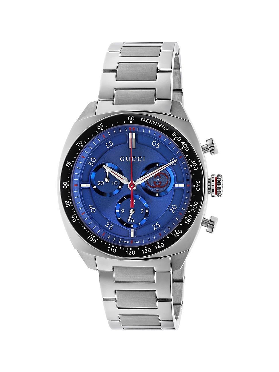 Mens Interlocking G Stainless Steel Chronograph Watch/41MM Product Image