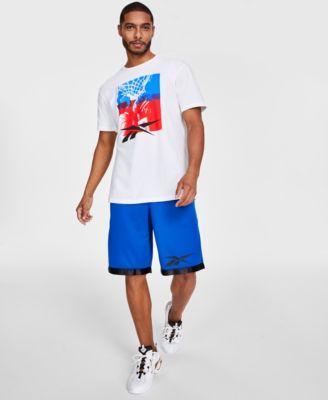 Reebok Mens Basketball Graphic T Shirt Shorts Product Image