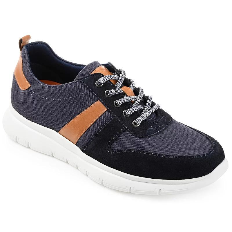 Thomas & Vine Adler Mixed Media Mens Leather Sneakers Product Image