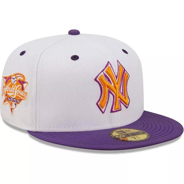 Mens New Era /Purple New York Yankees 2000 World Series Grape Lolli 59FIFTY Fitted Hat Product Image