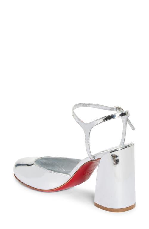 Jane Quarter Strap Pump In Silver/lin Silver Product Image