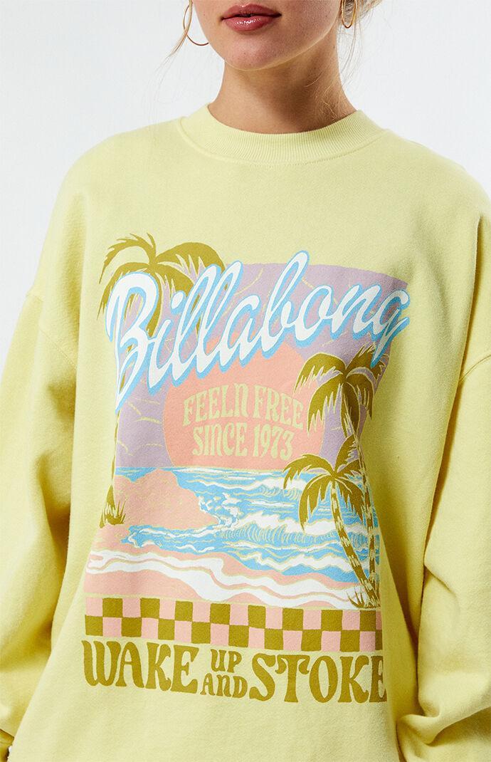 Billabong Ride In Cotton Blend Graphic Sweatshirt Product Image