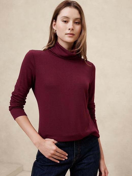 Soft Luxe Turtleneck Top Product Image