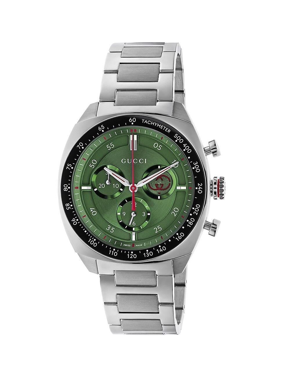 Mens Interlocking G Stainless Steel Chronograph Watch/41MM Product Image