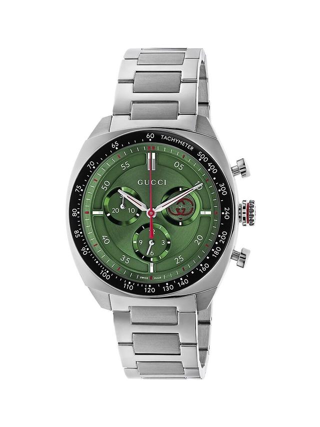 Mens Interlocking G Stainless Steel Chronograph Watch/41MM Product Image