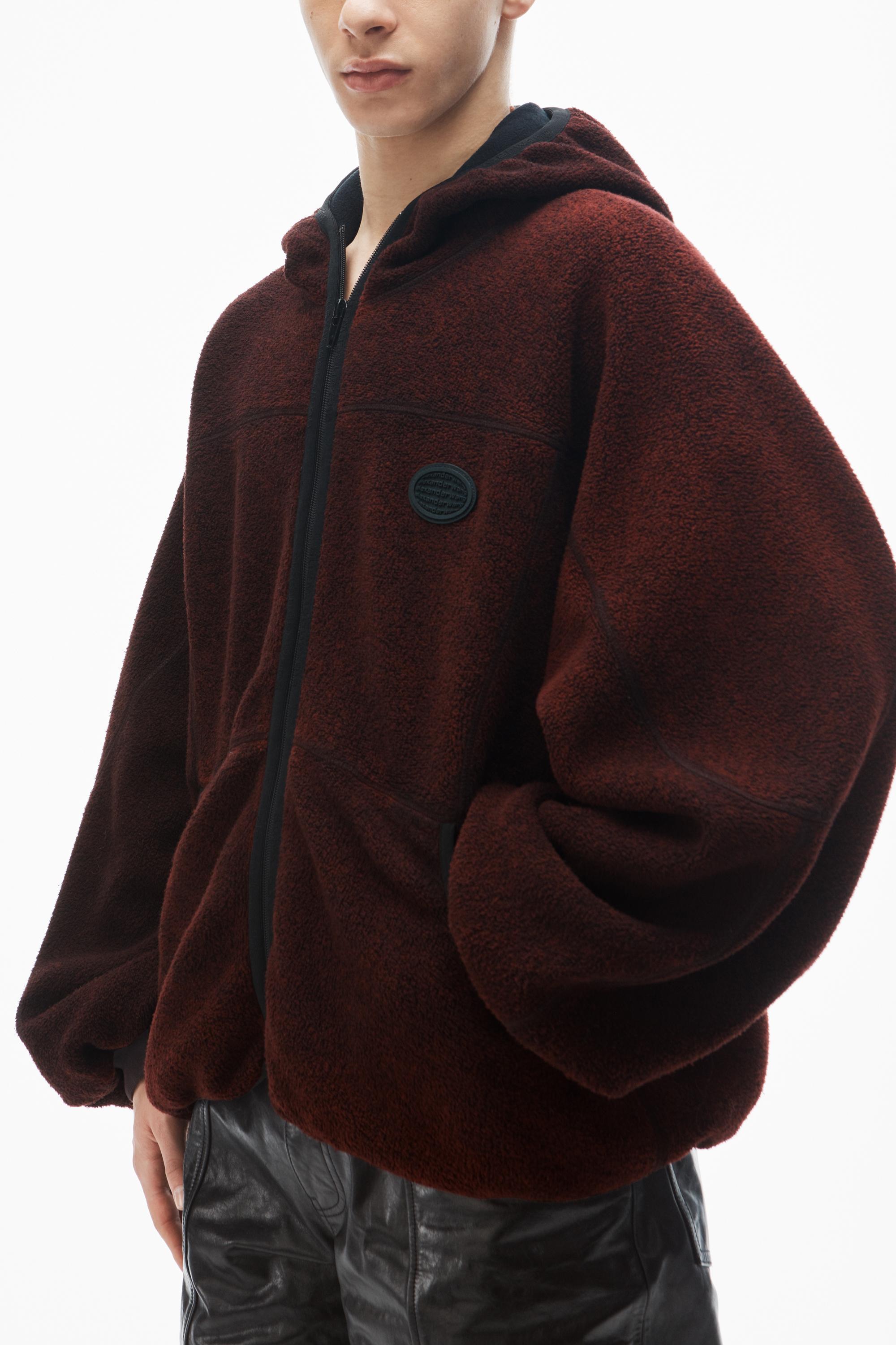 Oversize Zip-up Hoodie In Cotton Product Image