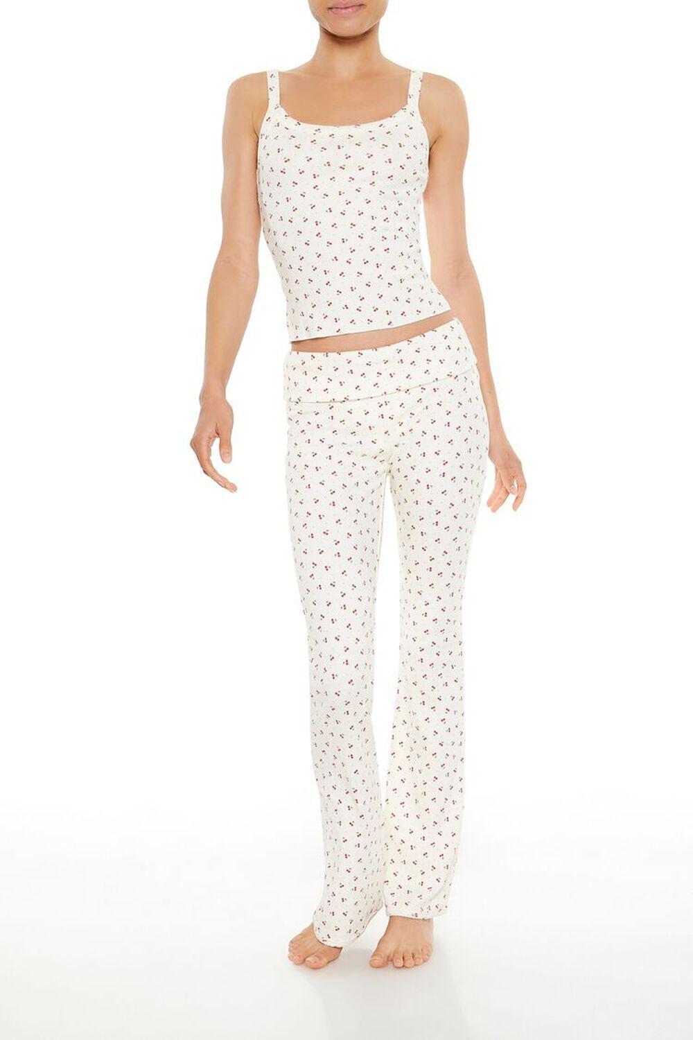 Cherry Print Cropped Cami | Forever 21 Product Image