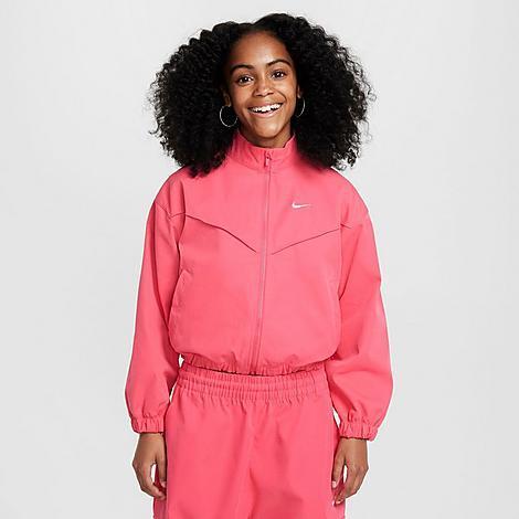 Nike Girls Sportswear Oversized Lightweight Jacket Product Image