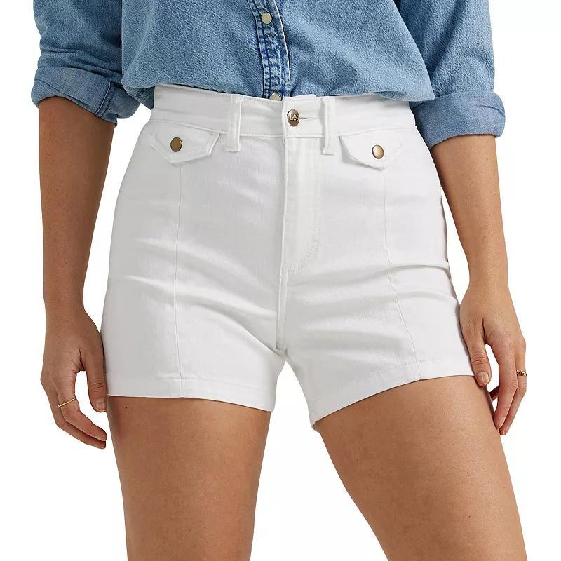 Womens Lee 4 Legendary High Rise Denim Jean Shorts Product Image