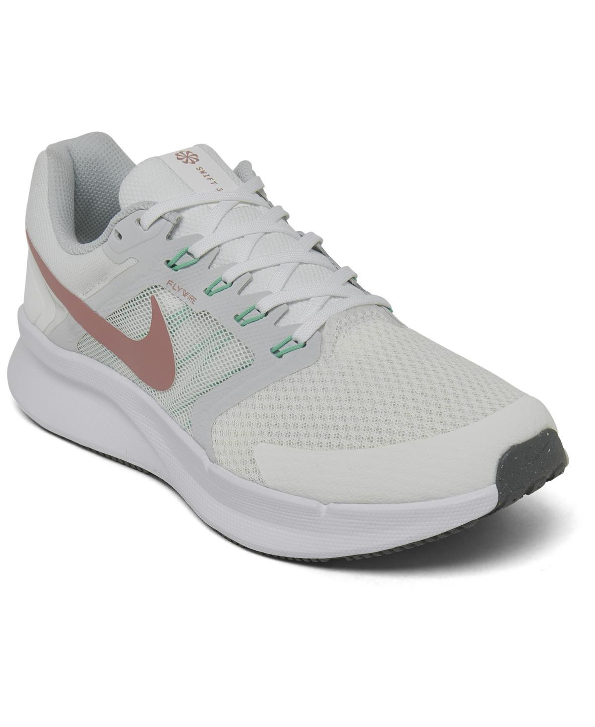 Nike Womens Run Swift 3 Running Sneakers from Finish Line - White Product Image