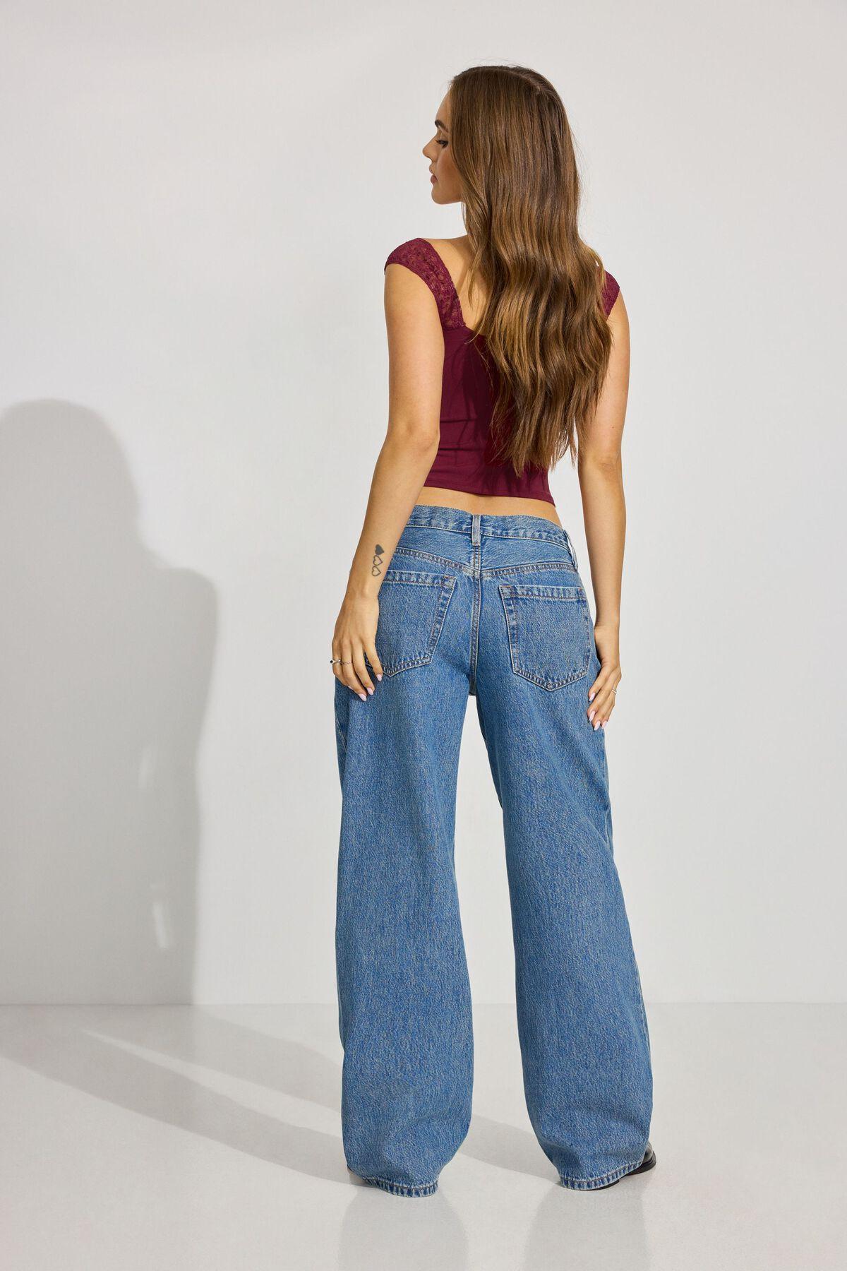 Low Rise Baggy Jeans Product Image