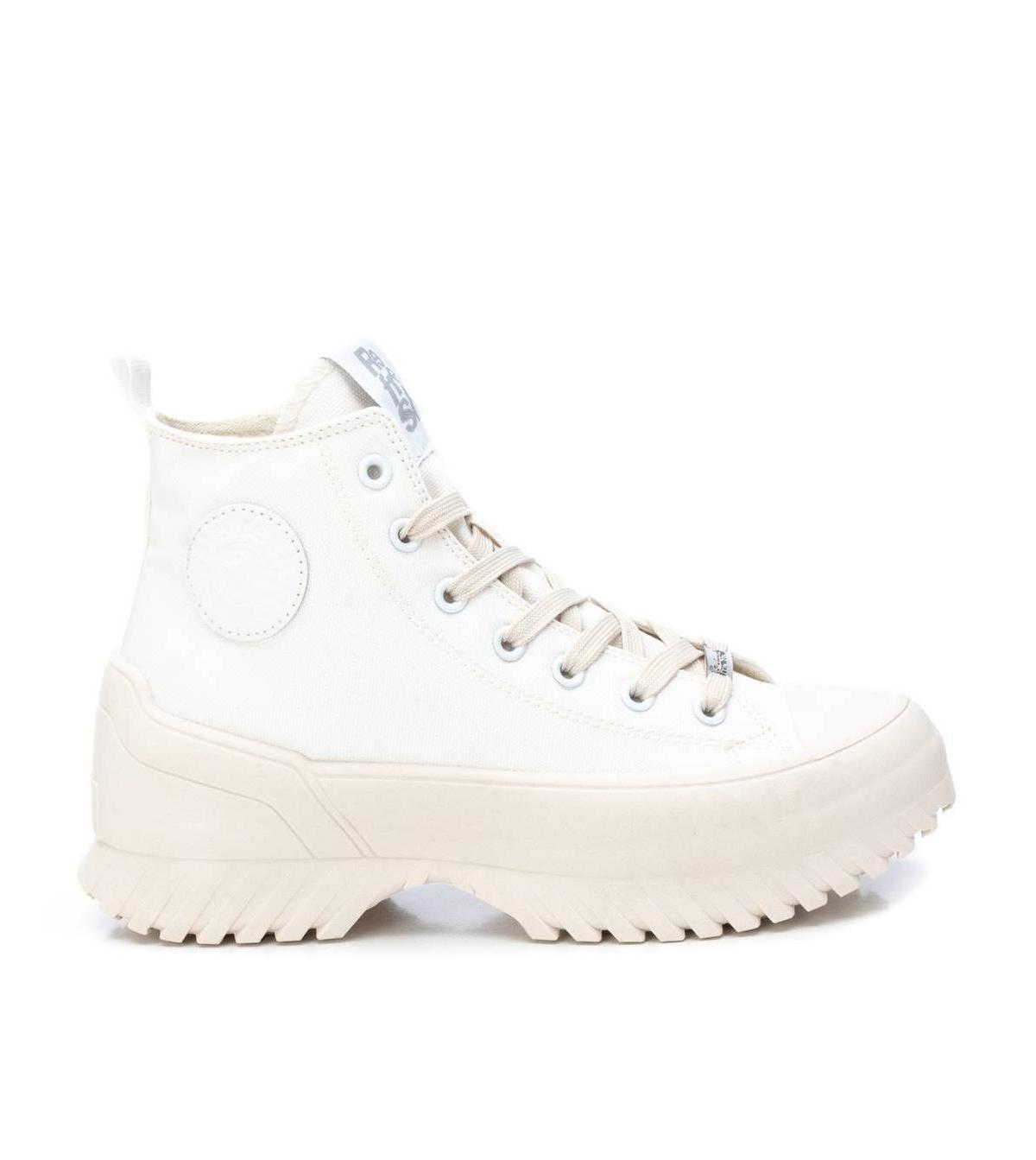 Xti Womens Canvas Platform High-Top Sneakers By Product Image