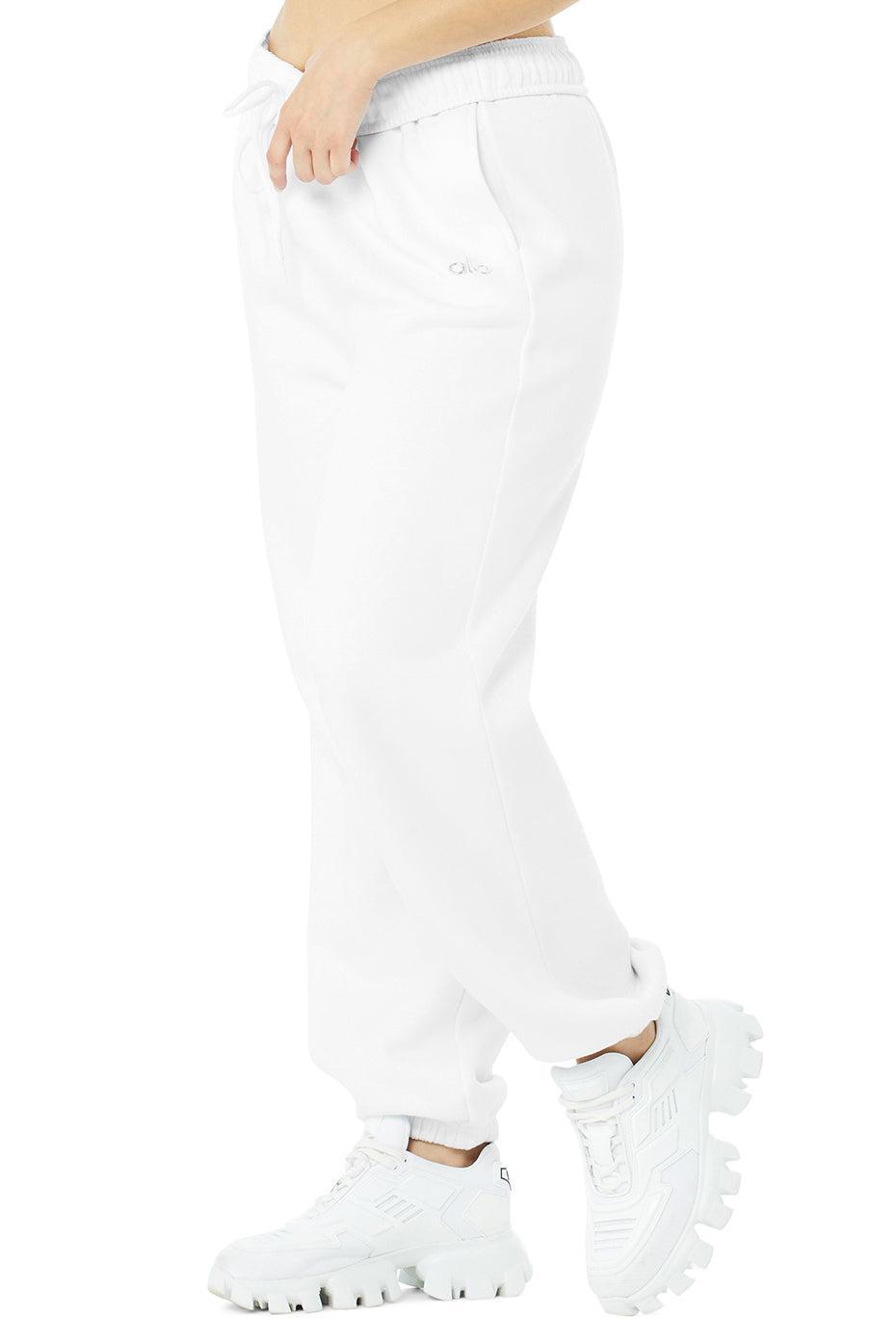 Accolade Sweatpant - White Female Product Image