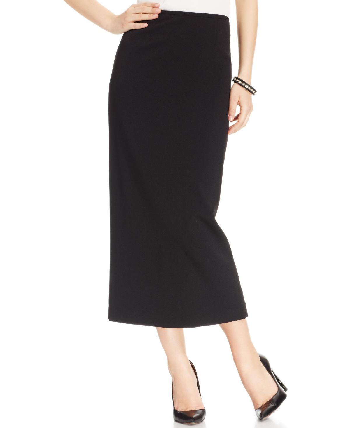 Kasper Crepe Column Skirt Product Image