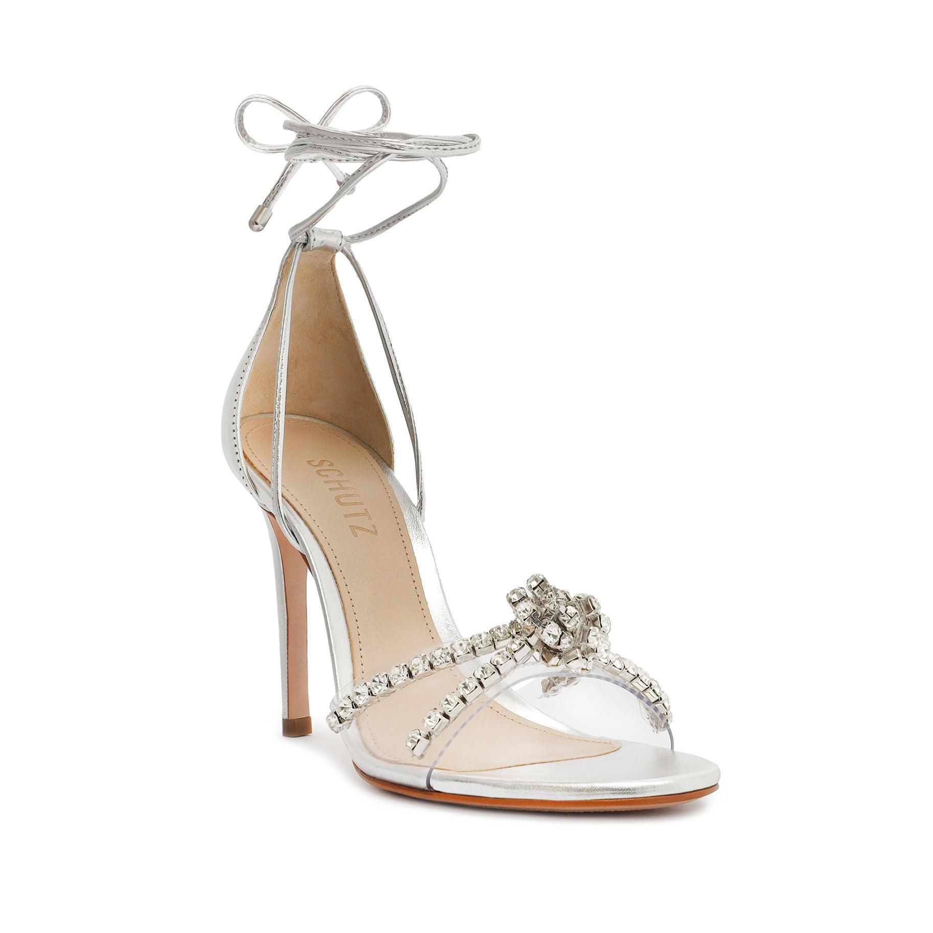 Jayda Vinyl & Metallic Nappa Leather Sandal Female Product Image