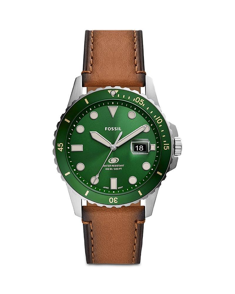 Fossil Leather Strap Watch, 42mm Product Image