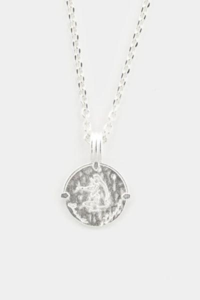 Deux Lions Jewelry Sterling Silver Zodiac Necklace Mens at Urban Outfitters Product Image