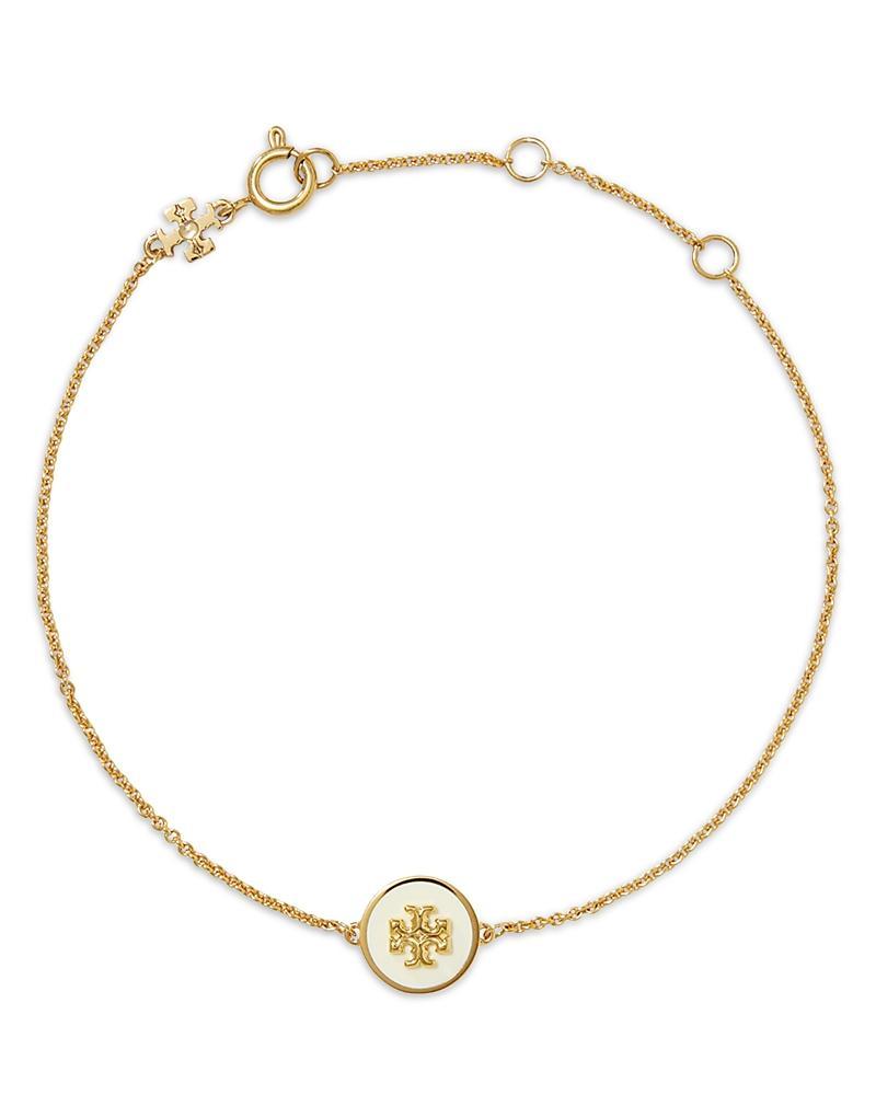 Tory Burch Kira Enamel Pendant Chain Bracelet Product Image