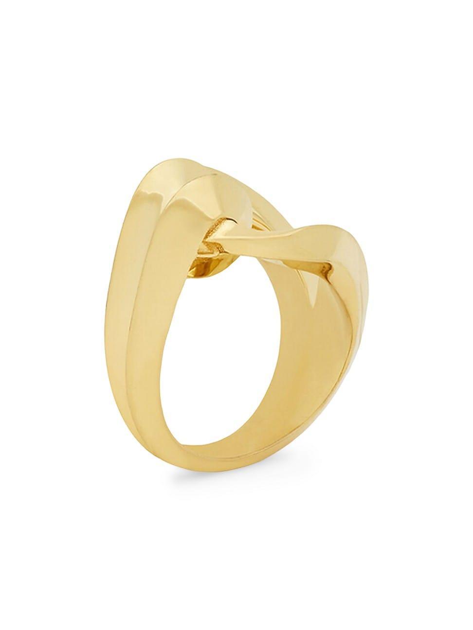 Womens Loop Ring in Metal Product Image