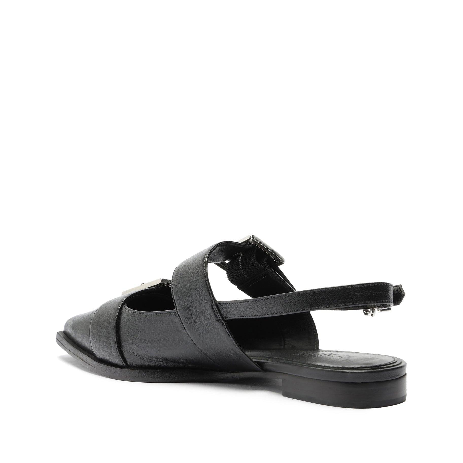 Darla Sling Leather Flat Female Product Image