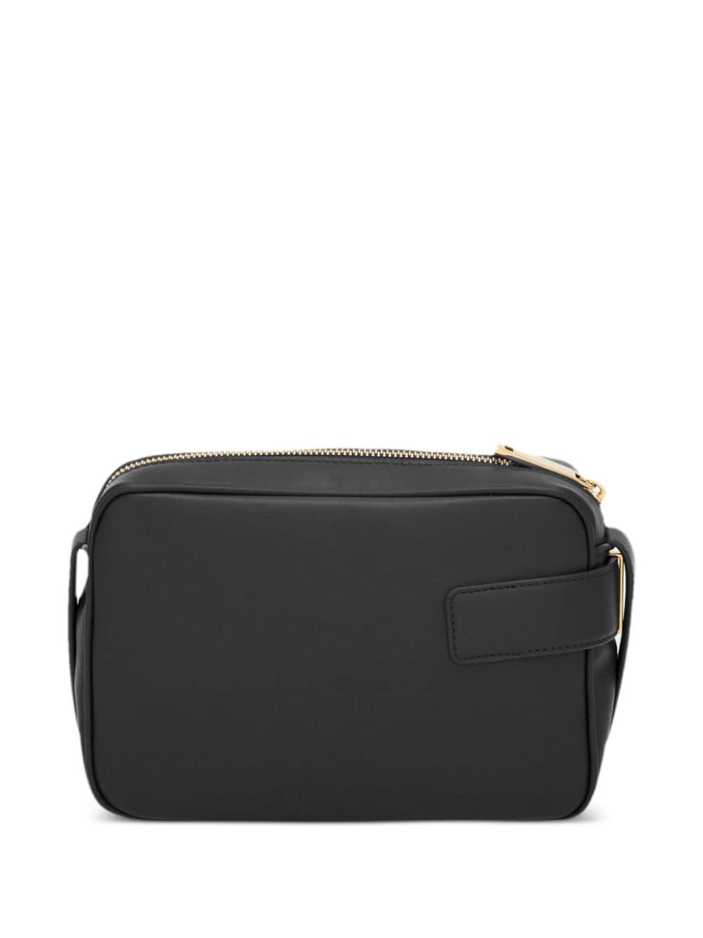 Archive Gancini Zip Crossbody Bag In Nero Product Image