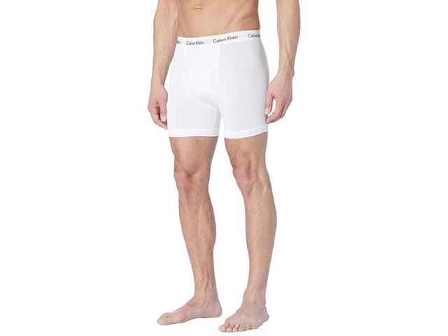 Calvin Klein Underwear Cotton Stretch 3-Pack Boxer Brief (Spellbound/White/Blue Atoll) Men's Underwear Product Image