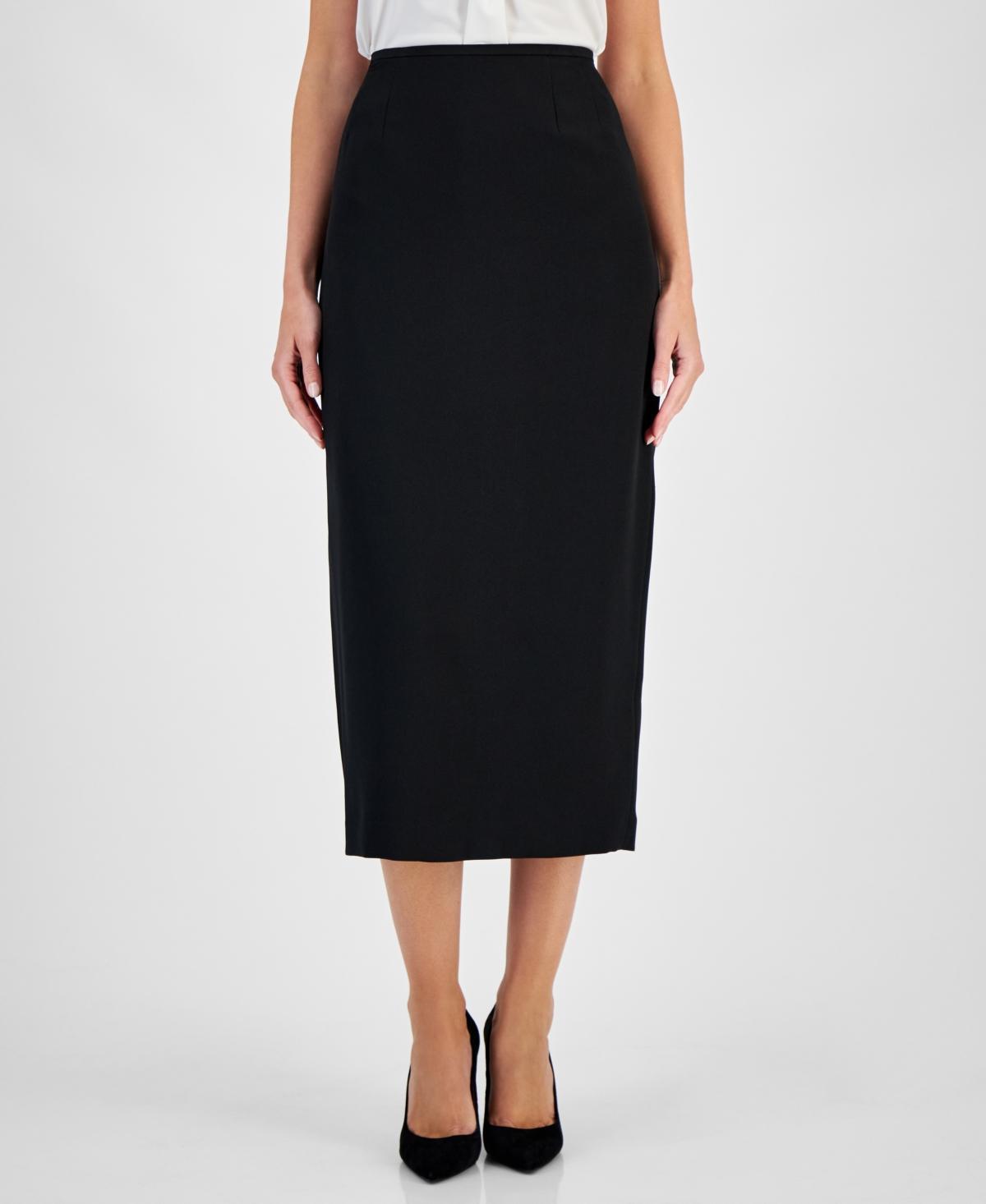 Kasper Crepe Column Skirt Product Image