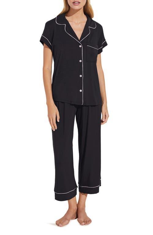 Eberjey Gisele Jersey Knit Crop Pajamas Product Image