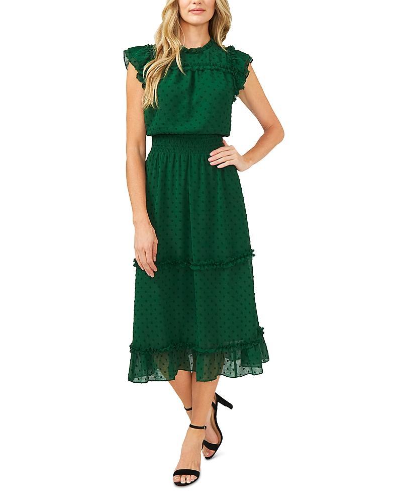 CeCe Clip Dot Midi Dress Product Image