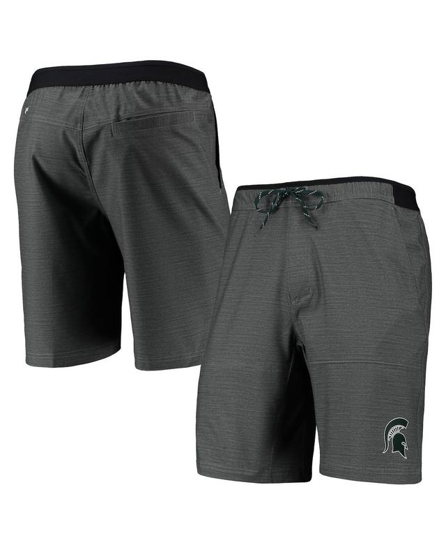 Mens Columbia Gray Michigan State Spartans Twisted Creek Omni-Shield Shorts Product Image