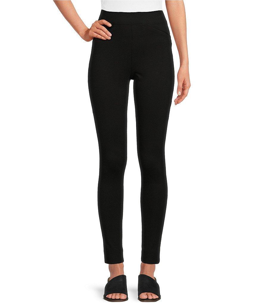 Ali Miles Stretch Knit Skinny Leg Pull-On Pants Product Image