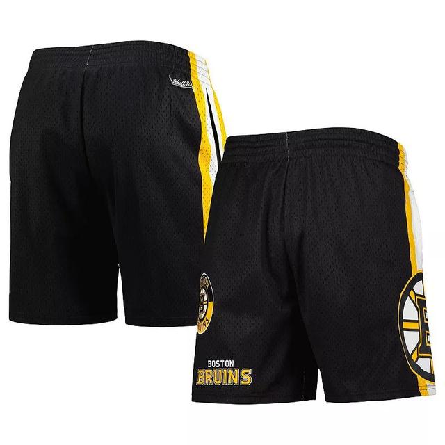 Mens Mitchell & Ness Boston Bruins City Collection Mesh Shorts Product Image