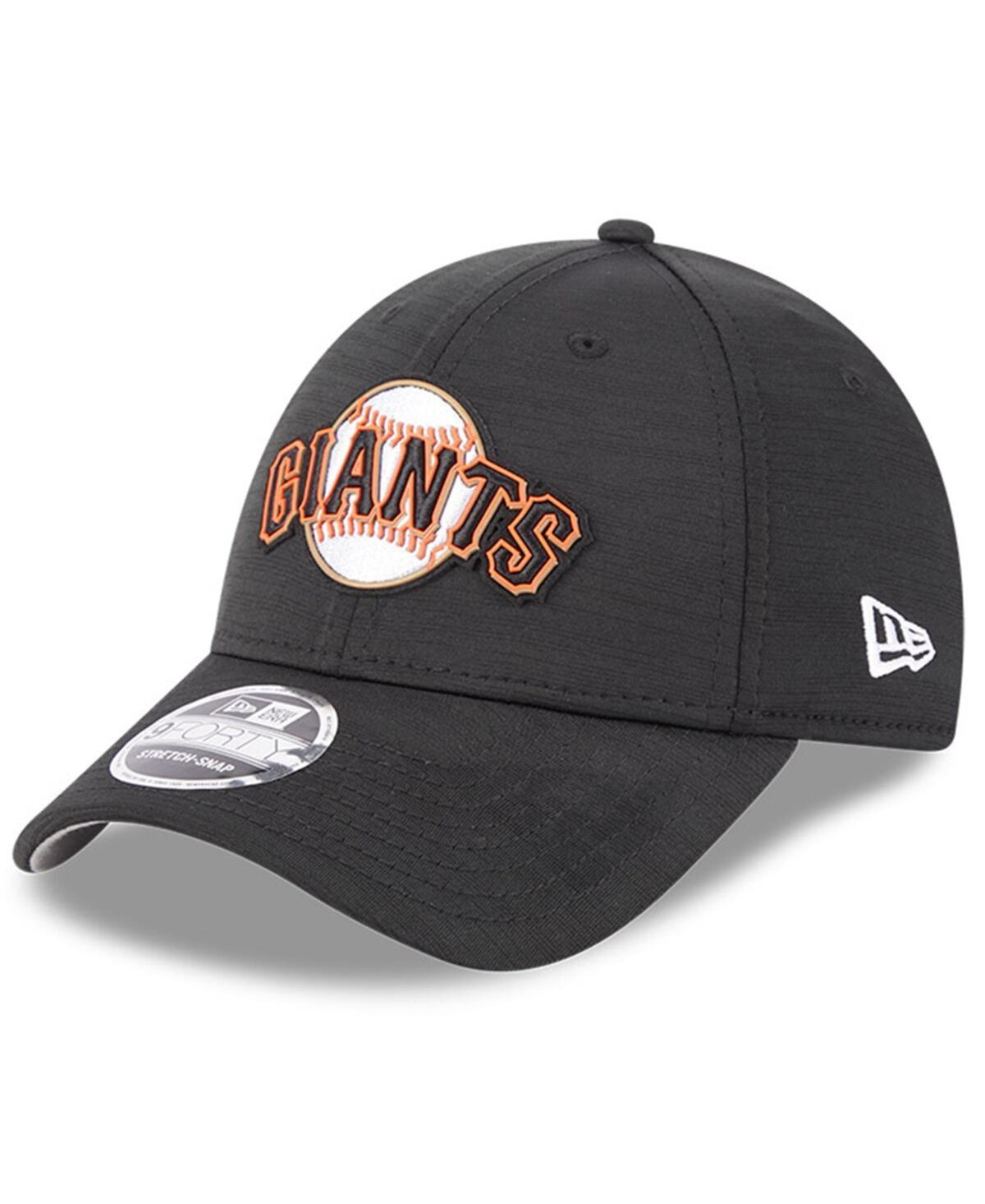 Mens New Era Black San Francisco Giants 2023 Clubhouse 9FORTY Snapback Hat Product Image