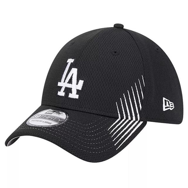 Mens New Era Los Angeles Dodgers Active Dash Mark 39THIRTY Flex Hat Product Image