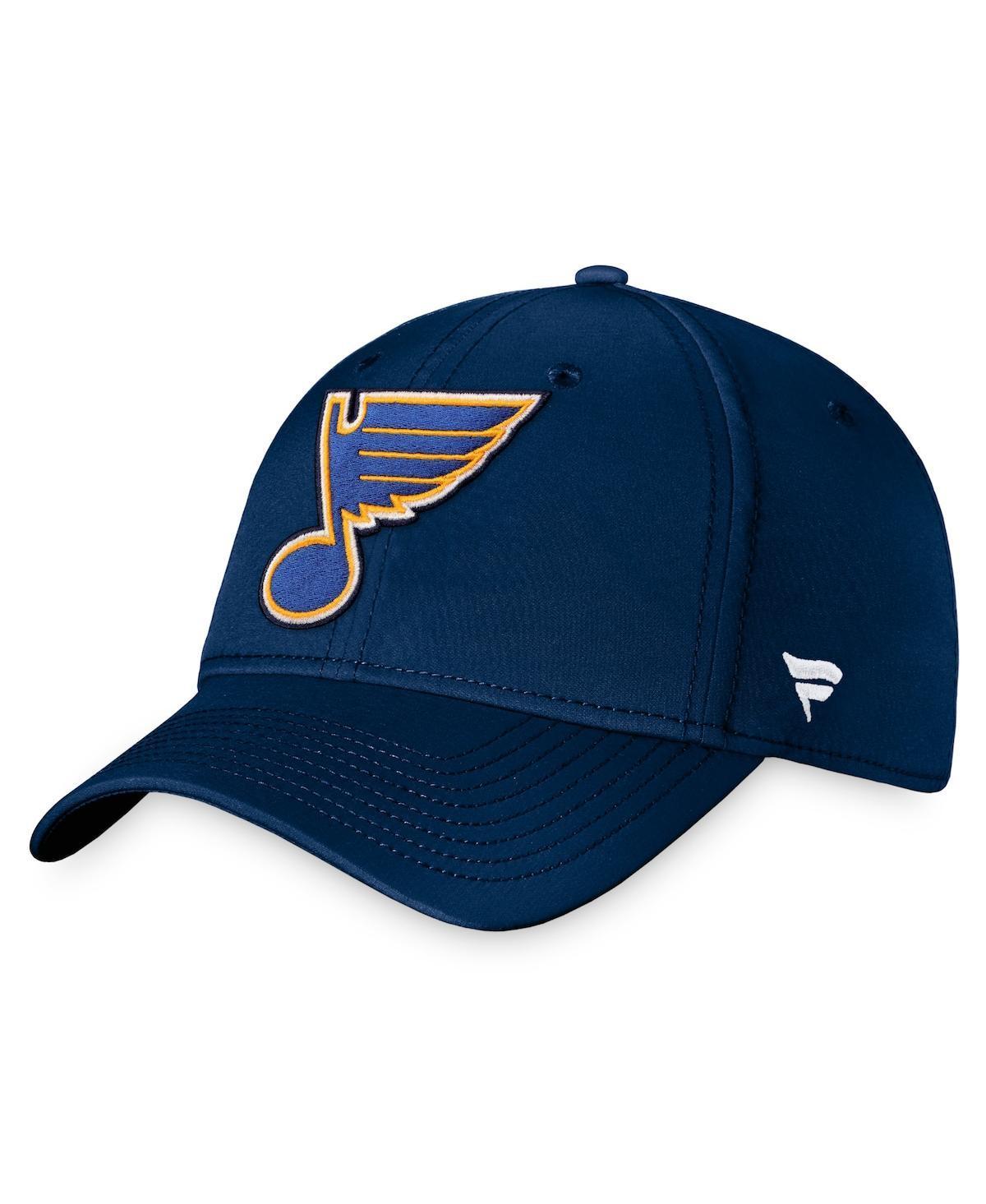 Mens Fanatics Branded St. Louis Blues Core Primary Logo Flex Hat Product Image