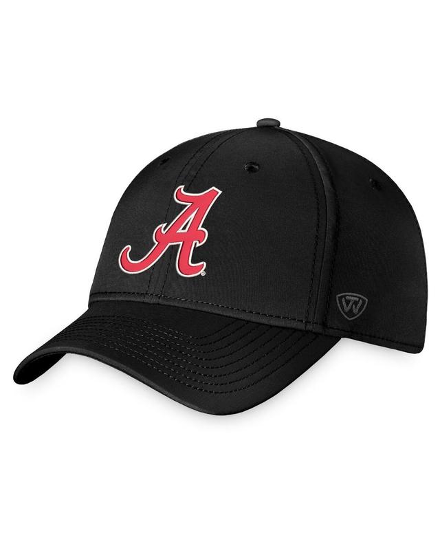 Mens Top Of The World Black Alabama Crimson Tide Reflex Logo Flex Hat Product Image