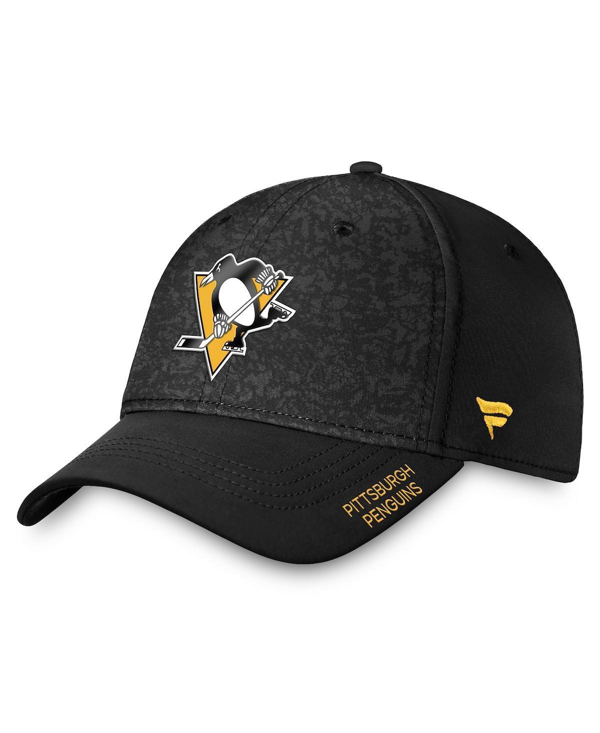 Mens Fanatics Black Pittsburgh Penguins Authentic Pro Rink Flex Hat Product Image